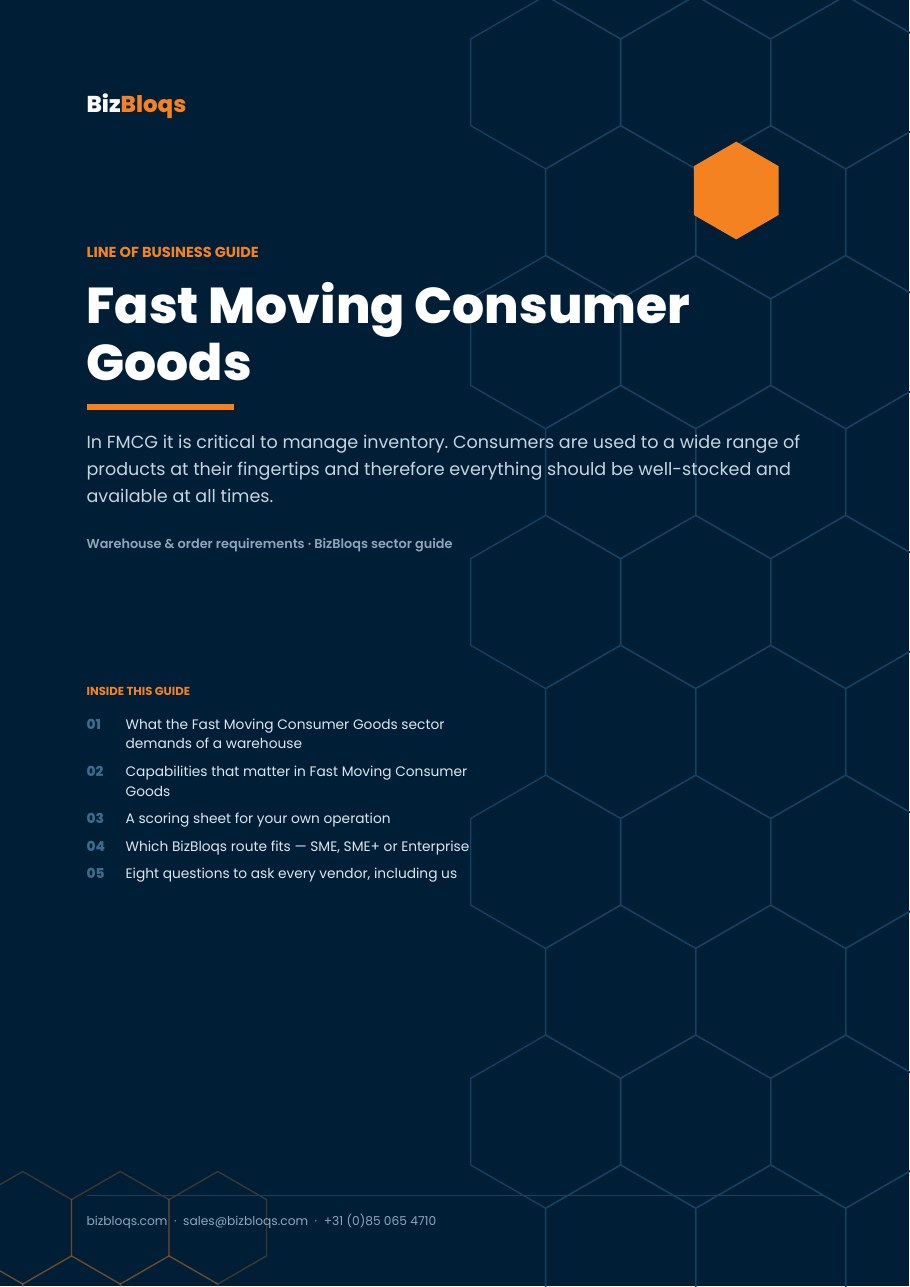 Fast Moving Consumer Goods — Anforderungen an Lager & Aufträge