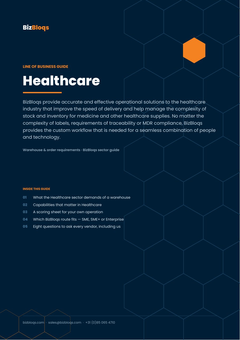 Healthcare — Lager- & Auftragsanforderungen
