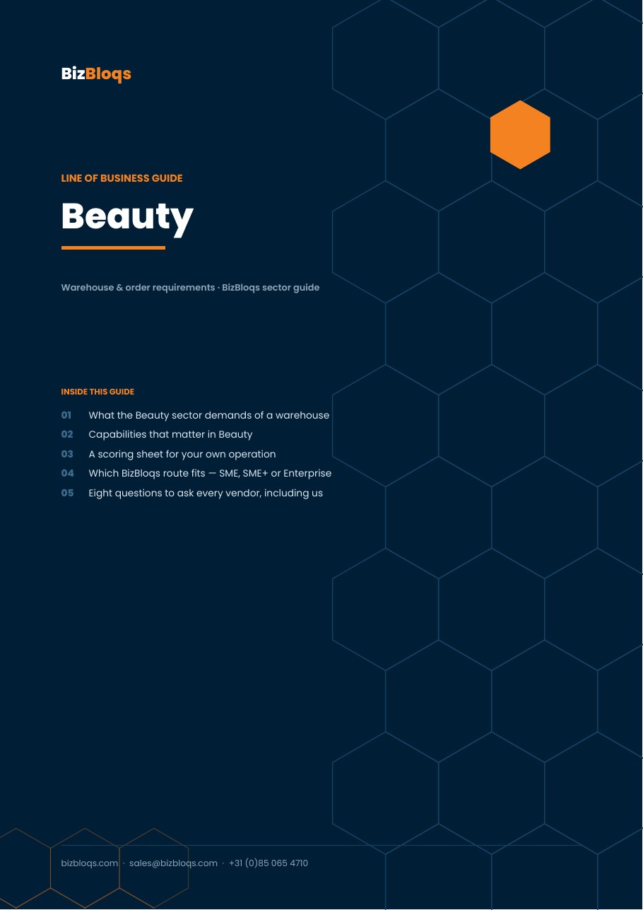 Beauty — Lager- & Auftragsanforderungen