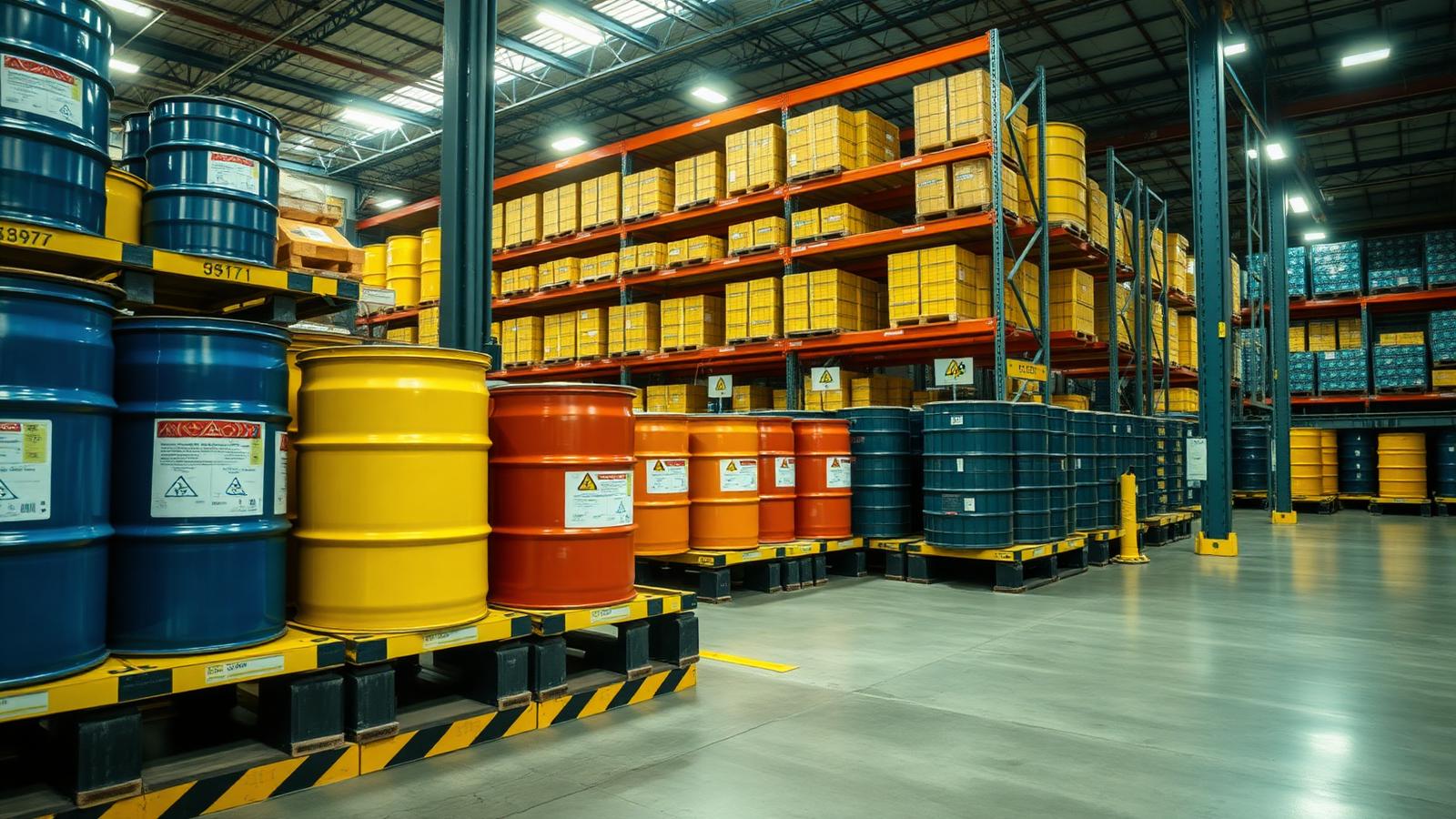 Chemikalien Logistik- und Lagerverwaltungslösungen