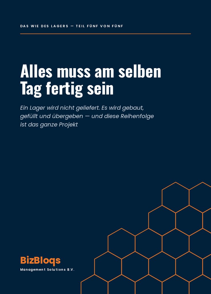 Alles muss am selben Tag fertig sein
