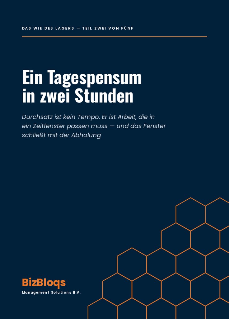 Ein Tagespensum in zwei Stunden