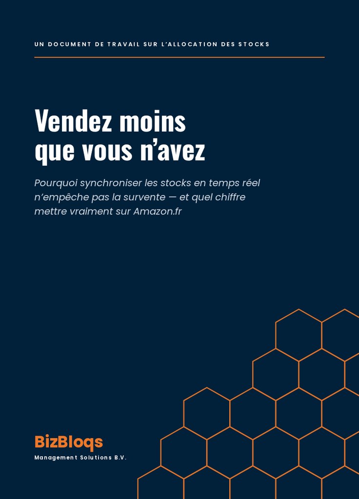 Vendez moins que vous n’avez